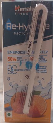 Himalaya Re-Hydrate Electrolyte Drink, Orange Flavor