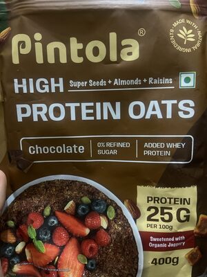 Pintola High Protein Oats Dark Chocolate