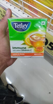 Tetley GREEN TEA Immune with added Vitamin C Lemon & Honey