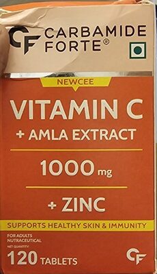 Vitamin C + Amla Extract 1000mg + Zinc