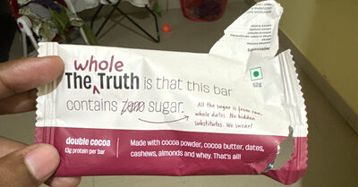 double cocoa protein bar